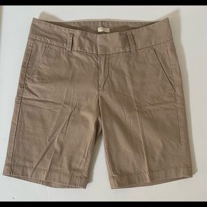 Womens J. Crew Frankie Stretch Shorts Bermuda Size 2